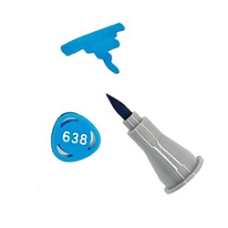 ماژیک رنگ آمیزی دو سر بیسیک کد  638