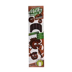نی طعم دهنده شیر مجیک مدل Chocolate بسته 10 عددی