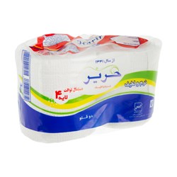 دستمال توالت دو قلو حریر بسته 2 عددی