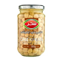 کنسرو شیشه ای نخود زرد سحر 380 گرمی