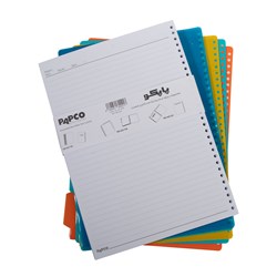 کاغذ کلاسور A4 پاپکو 120 برگ کد 624