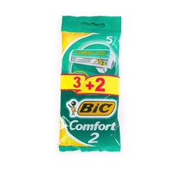 تیغ ژیلت  دو تیغه کامفورت بیک  5 عددی