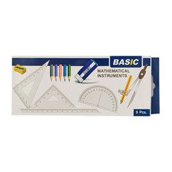 ست پرگار  9 تکه مدل Basic Mathematical