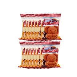 کیک عروسکی با مغزی کرم کاکائویی درنا 35 گرمی بسته 14 عددی