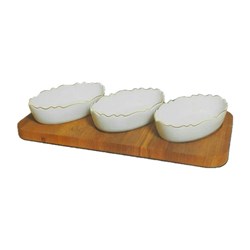 اردور خوری سرامیک طرح کف چوبی 3 بیضی لمون کد 313