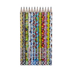 مداد مشکی آریا مدل KID'S ART بسته 12 عددی
