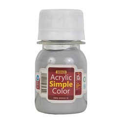 رنگ طوسی اکریلیک سوداکو مدل Simple حجم 30 میلی لیتری