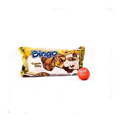 کیک دو قلو وانیلی کاکائو با مغزی کاپوچینو بینگو 65 گرمی