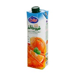 نکتار پرتقال و هویج فروت لند میهن 1000 میلی لیتری