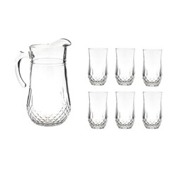 ست پارچ و لیوان 7 پارچه نوری تازه سری اپرا کد 242102W