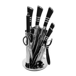 سرویس چاقو آشپزخانه مدل KH-03 رمانتیک هوم 9 پارچه