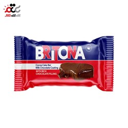 کیک کاکائویی با مغزی کاکائویی و روکش شکلات شیری بریتونا  34 گرمی