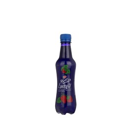 آب گازدار لاکی یو کاله با طعم توت فرنگی 300 میلی لیتری