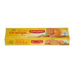 بیسکویت با طعم پرتقال فرخنده 130 گرمی