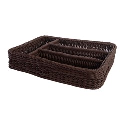 جا قاشقی کابینتی حصیری  زیبا مدل 4 خانه