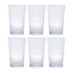 لیوان شیشه ای مدل کلاسیک 6 عددی