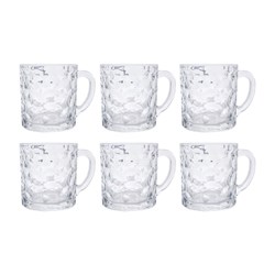 لیوان شیشه ای مدل لیندا بسته 6 عددی