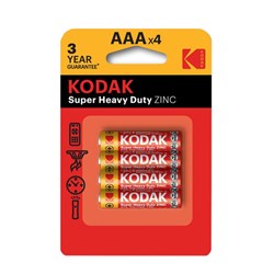 باتری قلمی کداک مدل Super Heavy Duty بسته 4 عددی