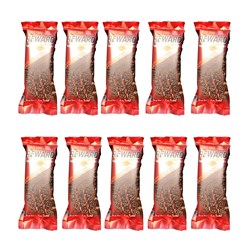 کیک 3 لایه کرمدار با طعم کاکائو آناتا 65 گرمی بسته 36 عددی