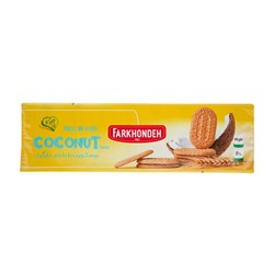 بیسکویت با طعم نارگیل فرخنده 130 گرمی