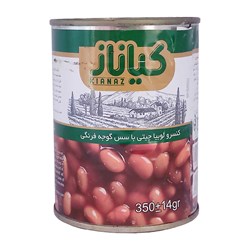 کنسرو لوبیا چیتی با سس گوجه فرنگی کیاناز 350 گرمی