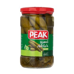 کنسرو خیار شور درجه یک پیک  650 گرمی