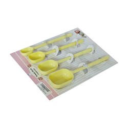 پیمانه اندازه گیری پلاستیکی چهار سایز دسته بلند کد 3321