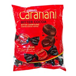  تافی کاکائویی با مغزی کرمی و روکش کاکائویی تلخ کارانانی شیرین عسل 400 گرمی