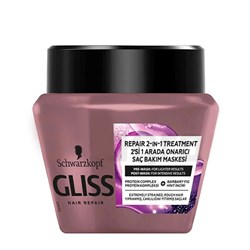 ماسک مو گلیس مدل DEEP REPAIR حجم 300 میلی لیتری