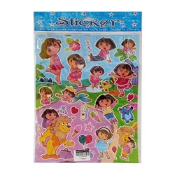 برچسب برجسته کودک استیکر مدل DORA سایز A4