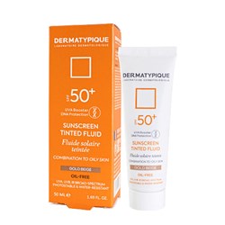 کرم ضد آفتاب بژ طلایی درماتیپیک SPF50 حجم 50 میلی لیتری