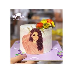کیک تولد سفارشی شیرینی سرای یاس 1500 گرمی