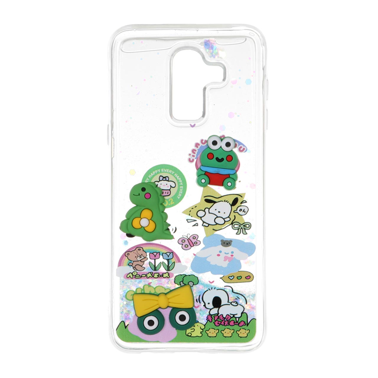 قاب عروسکی آکواریومی اکلیلی Samsung Galaxy J8 / J800 طرح 957