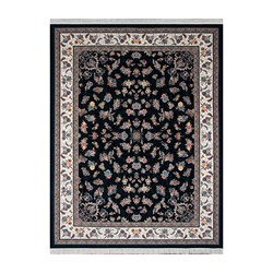 فرش ماشینی مدل گیلدا سرمه ا ی