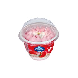 بستنی لیوانی پذیرایی توت فرنگی اطمینان 100 گرمی