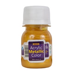 رنگ طلایی اکریلیک سوداکو مدل Metallic حجم 30 میلی لیتری