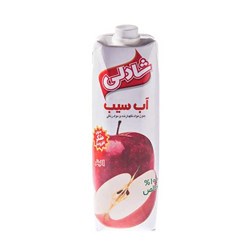 آب سیب بدون شکر شادلی 1000 میلی لیتری