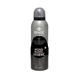 اسپری مردانه Insee مدل MONT BLANC LEGEND حجم 200 میلی لیتری