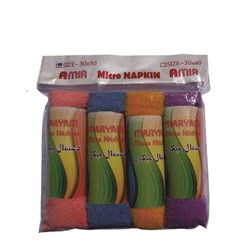 دستمال آشپزخانه امیر مدل HL200 بسته 4 عددی