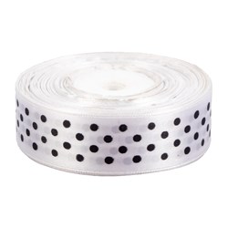 روبان پارچه ای مدل طرح دار توپی عرض 2.5 سانت 33 متری