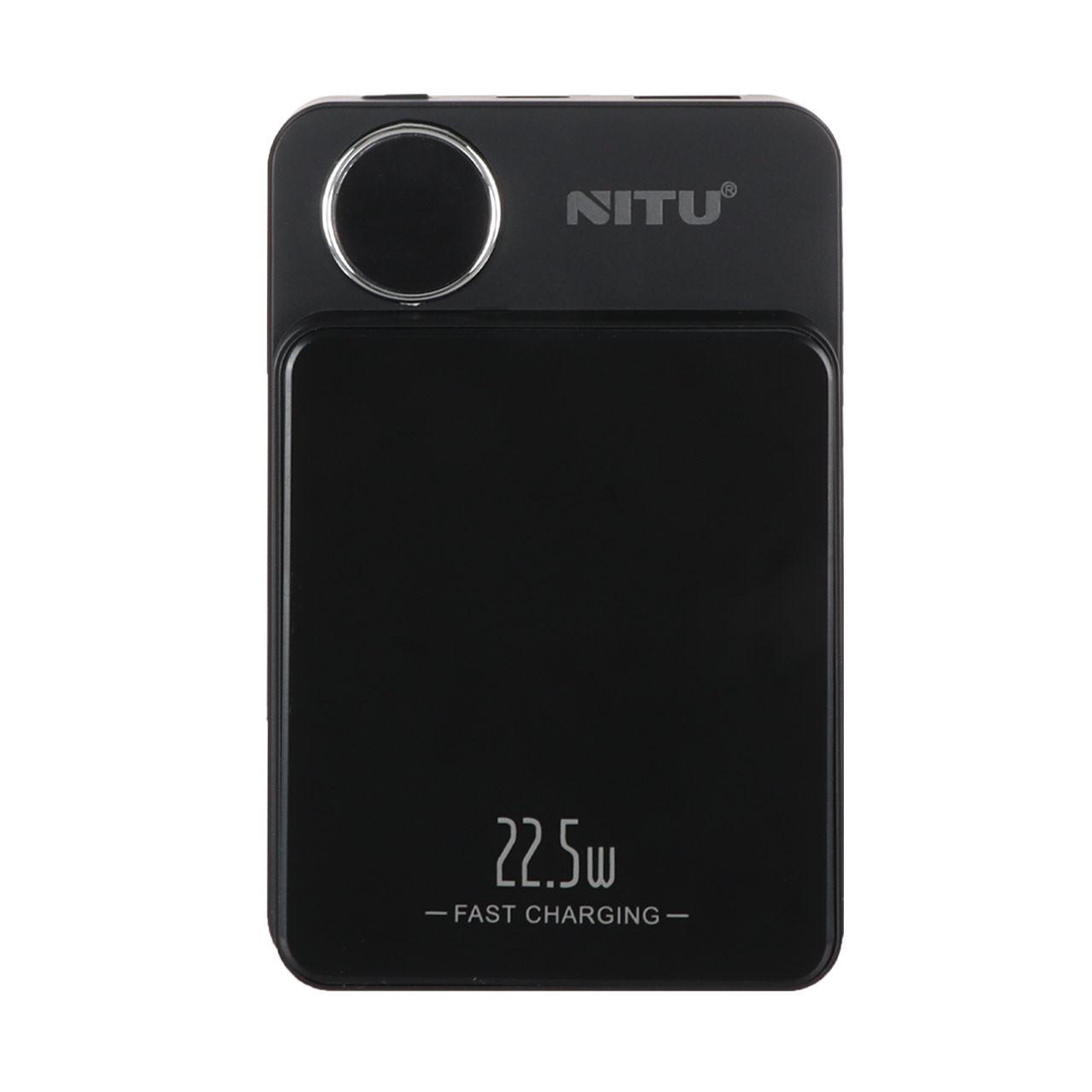 پاوربانک فست شارژ وایرلس Nitu، ظرفیت 10000mAh، مدل NPB12، توان 22.5W، رنگ مشکی