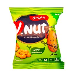 مغز بادام زمینی رست شده با طعم لیمو وی نات 35 گرمی