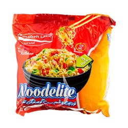 نودالیت با طعم سس گوجه فرنگی تند آماده لذیذ 75 گرمی بسته 5 عددی