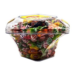 تافی میوه ای دو رنگ کریستال  آیدین 600 گرمی