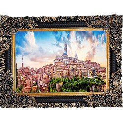 تابلو فرش طرح منظره جدید کد 10062 سایز 100×70 سانتی متری