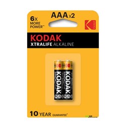 باتری نیم قلمی EXTRALIFE ALKALINE کداک 2عددی