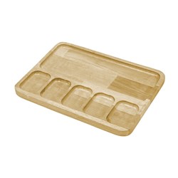 اردور خوری چوبی  6 خانه مدل مستطیل