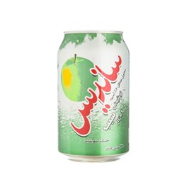 نوشیدنی گاز دار با طعم سیب ساندیس 330 میلی لیتری