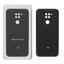 قاب سیلیکونی پاک کنی محافظ لنزدار اورجینال Xiaomi Redmi Note 9 / Redmi 10X 5G / Redmi 10X Pro 5G - مشکی کد 1 (پک اصلی)