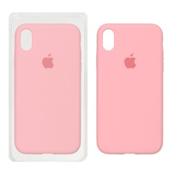 قاب سیلیکونی پاک کنی اورجینال Apple iPhone XR - صورتی کد 2 (پک اصلی)